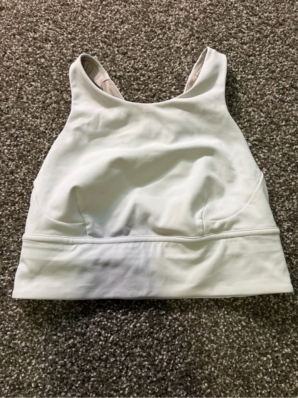 Lululemon Women's High-Neck White Bralette Top